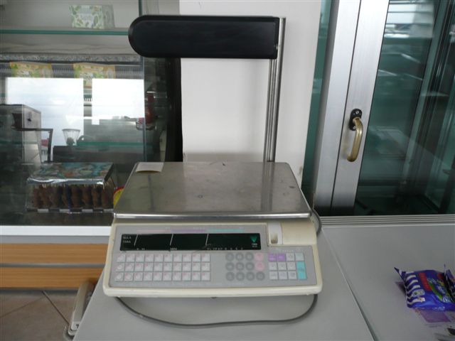 č.16 - váha digitální s tiskem čárového kodu - zn. DIGI SM 25